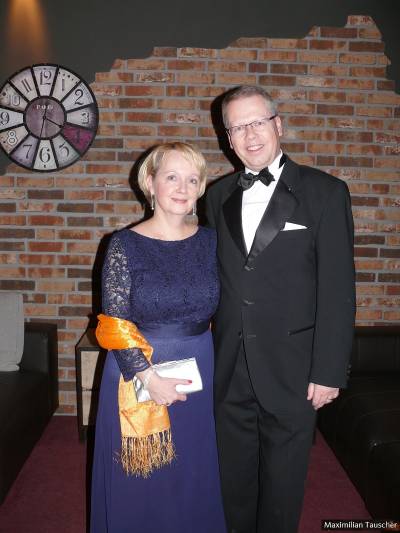 der Vorsitzende Ulrich Witzig des CDU Stadtverbandes Teltow und seine Ehefrau 